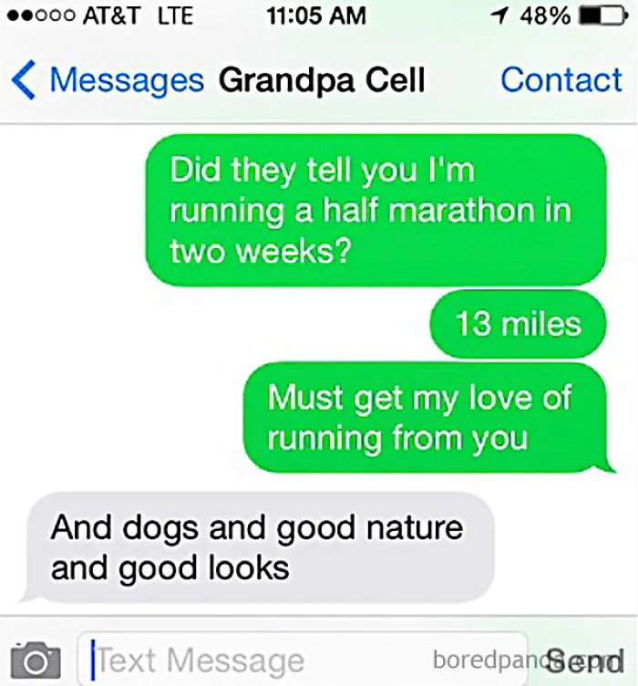 He Cracks Me Up