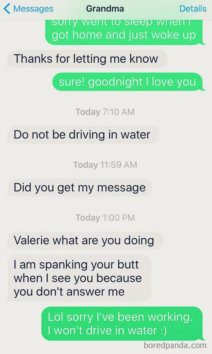 Never Too Big For A Spankin From Your 76 Year Old Grandmother
