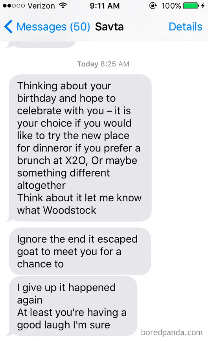 My Grandma Wants To Take Me Out For My Birthday