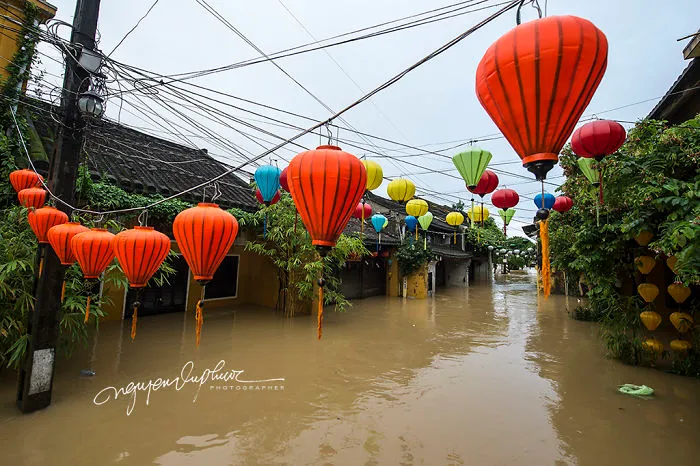Flooding In Hoi An, The World Heritage Site Of Vietnam