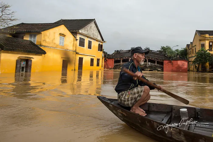 Flooding In Hoi An, The World Heritage Site Of Vietnam