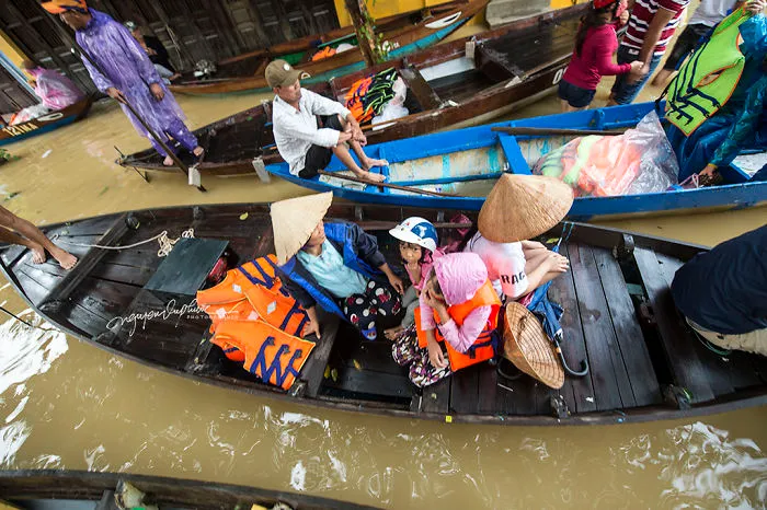Flooding In Hoi An, The World Heritage Site Of Vietnam