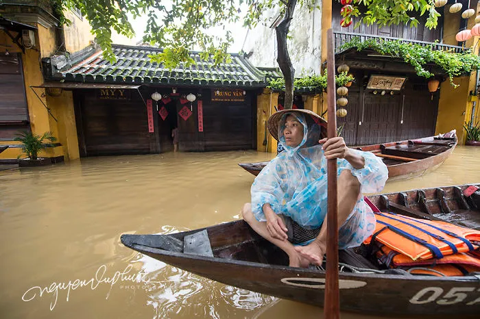 Flooding In Hoi An, The World Heritage Site Of Vietnam