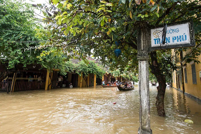 Flooding In Hoi An, The World Heritage Site Of Vietnam