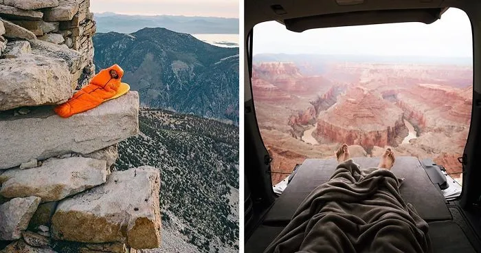 This Woman Makes Fun Of Campers Who Definitely "Did Not Sleep There"
