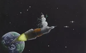 I Imagined Mental Disorders As Space Illustrations