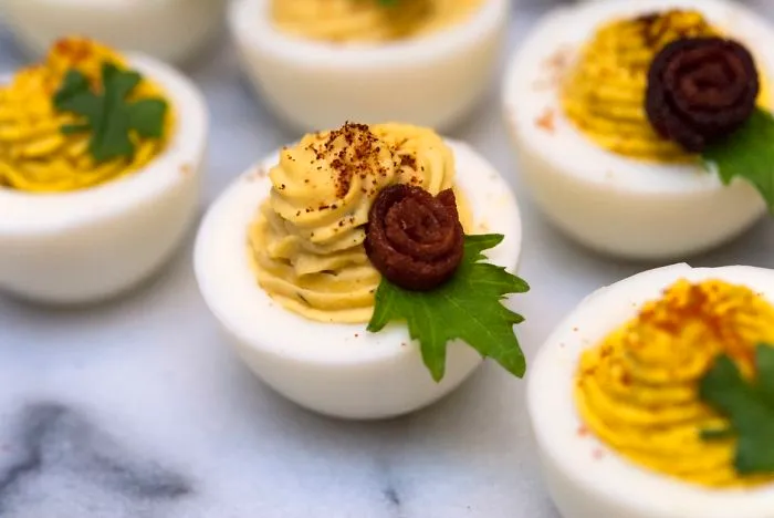I Make Extra Fancy Deviled Eggs