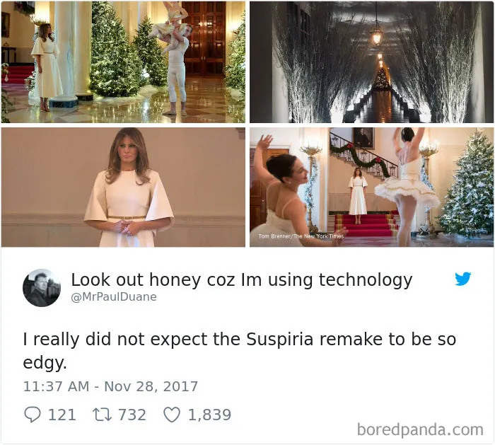 64 Hilarious Reactions To Melania Trump's 'Creepy' White House Christmas Decorations