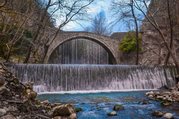 Palaiokarya Bridge, Trikala. Built Around 1500