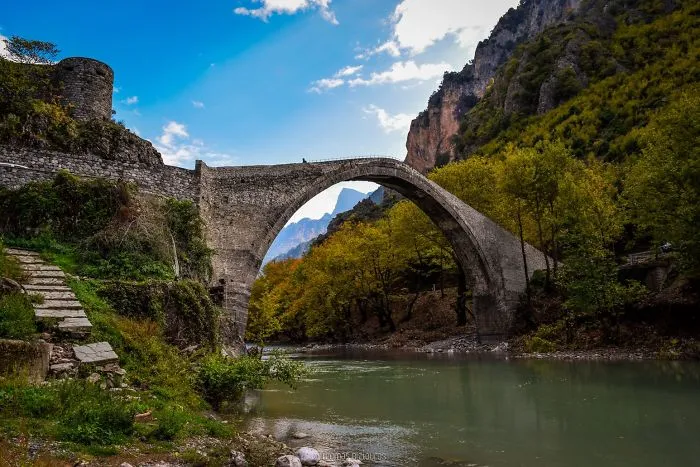 Konitsa Bridge, Ioannina. Built 1871