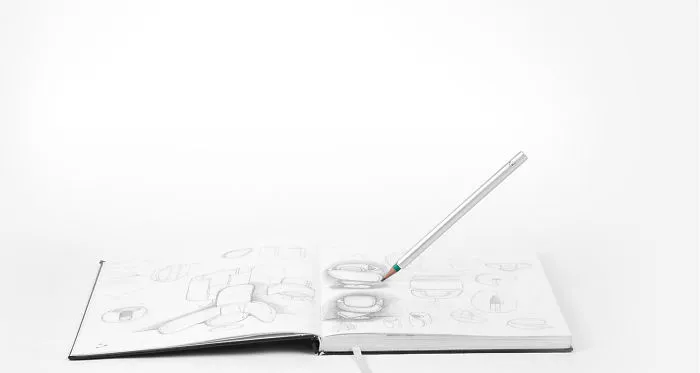 Available On Kickstarter An All-In-One Pencil Sharpener, Extender And Transporter.