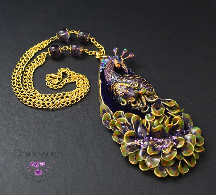 I Use Polymer Clay And Natural Stones To Create Art Nouveau Vintage Jewellery!