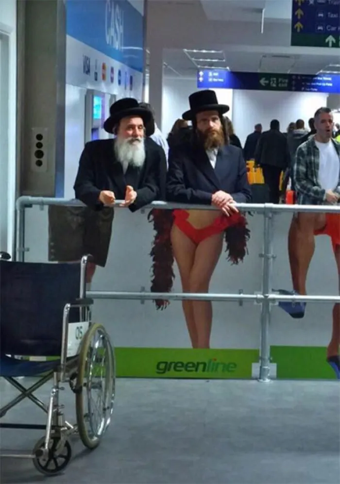En el aeropuerto de Tel Aviv