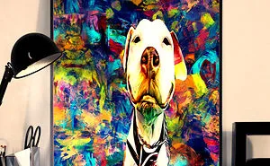 I Make Digital Paintings Of Pets From Pictures And Turn Them Into Canvas Masterpiece.