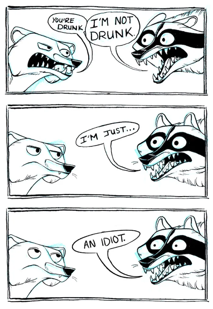 32 Darkly Hilarious Comics About A Raccoon That All Adults Will Relate To