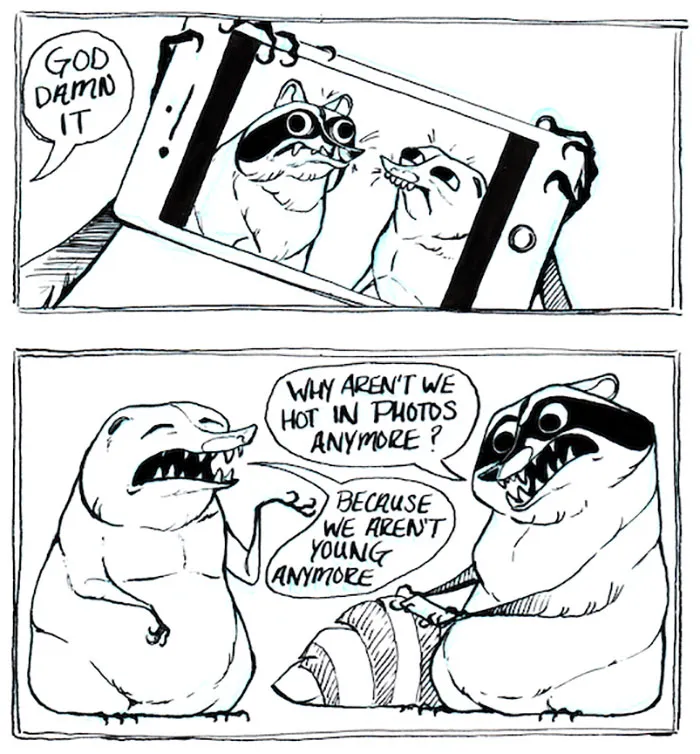 32 Darkly Hilarious Comics About A Raccoon That All Adults Will Relate To