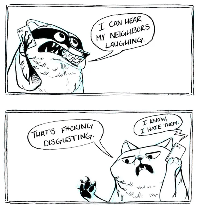 32 Darkly Hilarious Comics About A Raccoon That All Adults Will Relate To