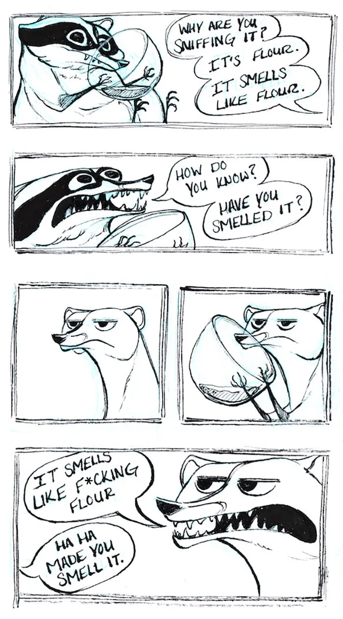 32 Darkly Hilarious Comics About A Raccoon That All Adults Will Relate To