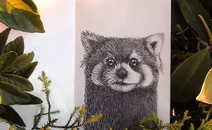 I Combine Endangered Animals With Leaves To Show That They Belong In Nature