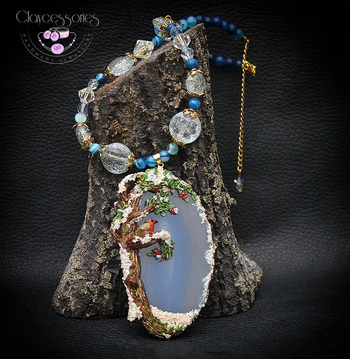 I Use Polymer Clay And Natural Stones To Create Art Nouveau Vintage Jewellery!