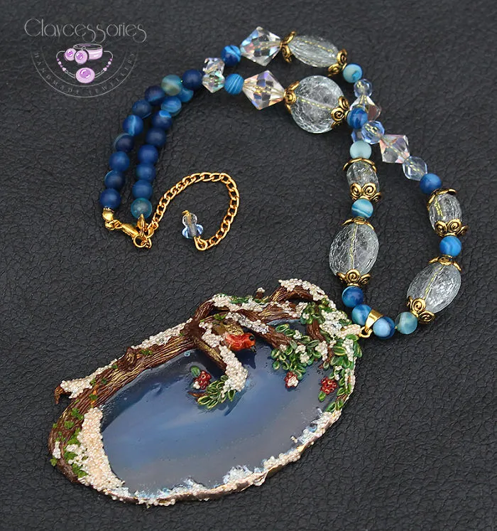 I Use Polymer Clay And Natural Stones To Create Art Nouveau Vintage Jewellery!