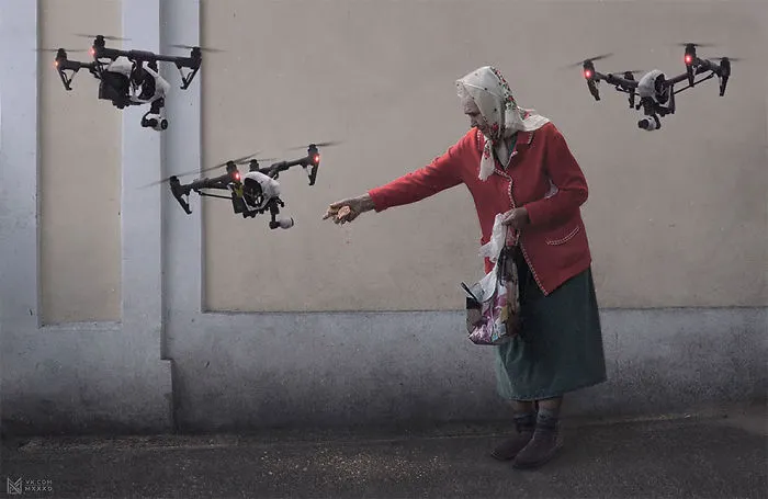 Digital Artists Create Surrealist World Of Russia In The Year Of 2046 