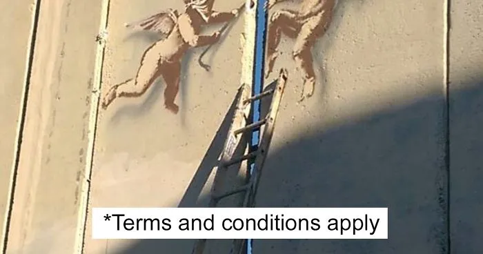 New Banksy Street Art In Palestine Reminds World That The Holidays Aren't Happy For Everyone