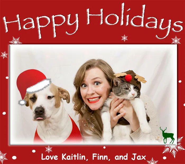 Being Single Means I Finally Have Full Creative Control Over The Christmas Card