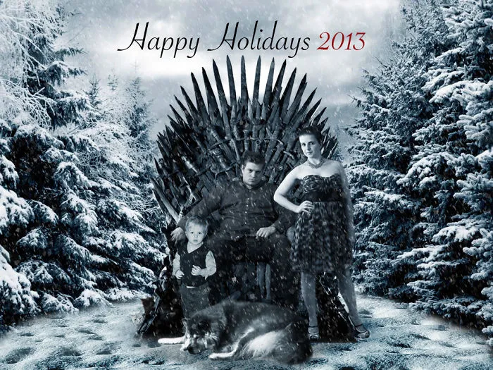 My Wife Lets Me Do Whatever With The Christmas Card... Nailed It?