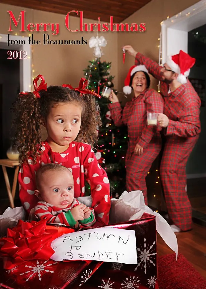 This Years Christmas Card... Return To Sender