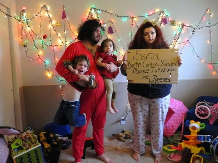 My Family's Christmas Card This Year. Just Bein Honest