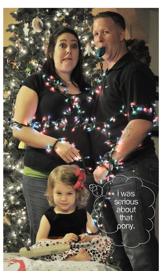 Got This Christmas Card In The Mail Today