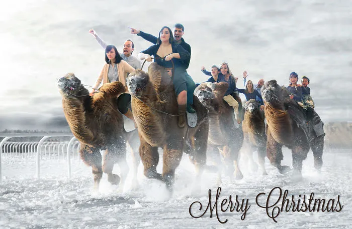 My Family's Epic Photoshopped Christmas Card