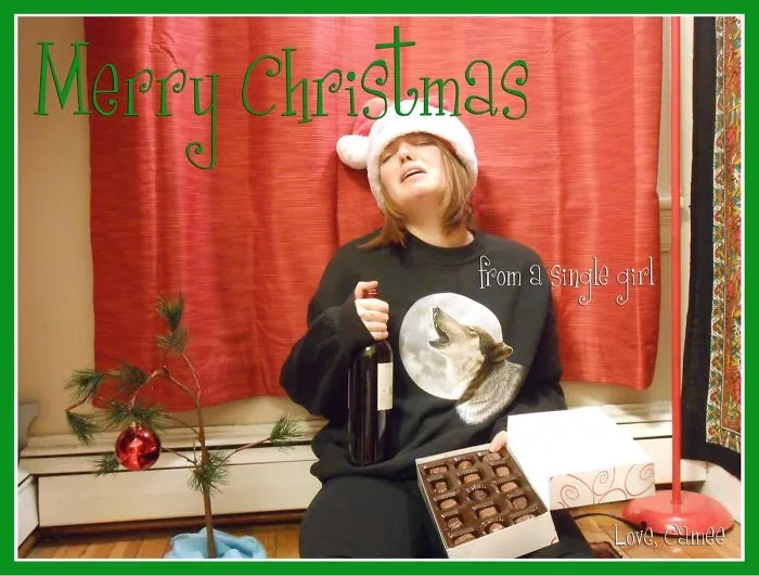 I Was Inspired By The Other Single Girl Christmas Cards So I Made My Own