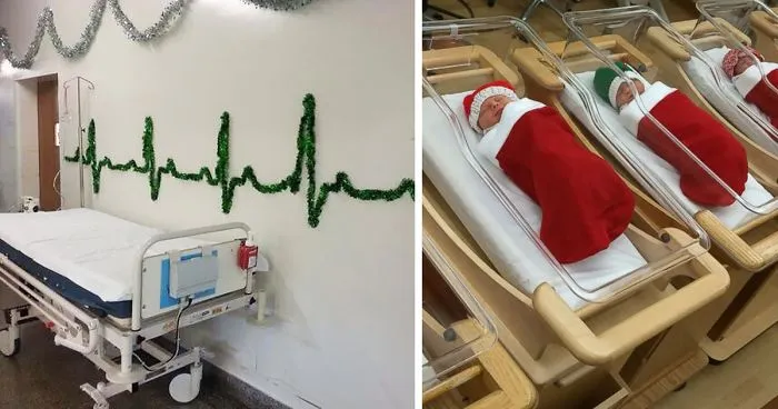 30 Hospital Christmas Decorations That Show Medical Staff Are The Most Creative People Ever