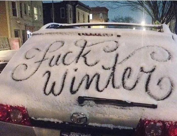 Handwritten On The Snow