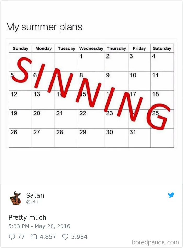 Turns Out Satan Has A Twitter Account, And It’s Hilarious As Hell