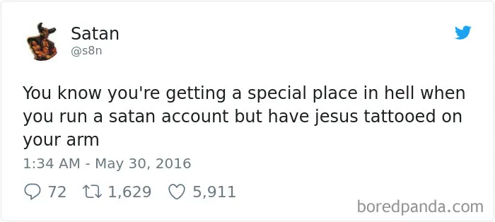 Turns Out Satan Has A Twitter Account, And It’s Hilarious As Hell