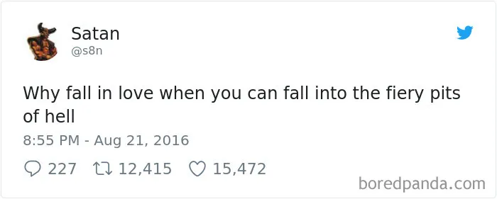 Turns Out Satan Has A Twitter Account, And It’s Hilarious As Hell
