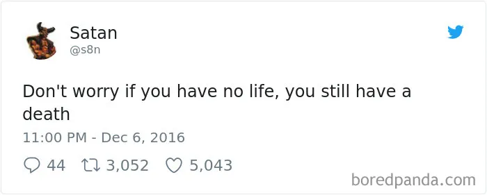 Turns Out Satan Has A Twitter Account, And It’s Hilarious As Hell