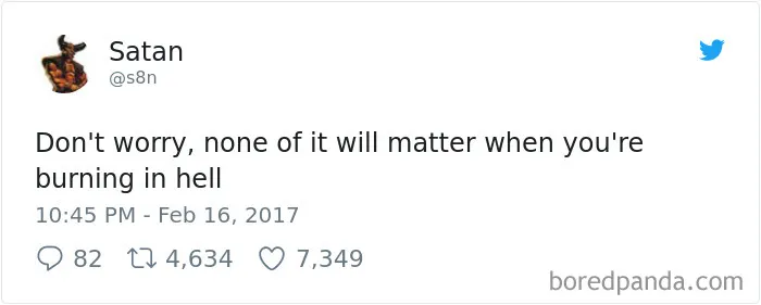 Turns Out Satan Has A Twitter Account, And It’s Hilarious As Hell