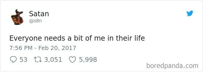 Turns Out Satan Has A Twitter Account, And It’s Hilarious As Hell