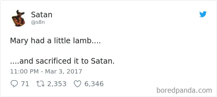 Turns Out Satan Has A Twitter Account, And It’s Hilarious As Hell