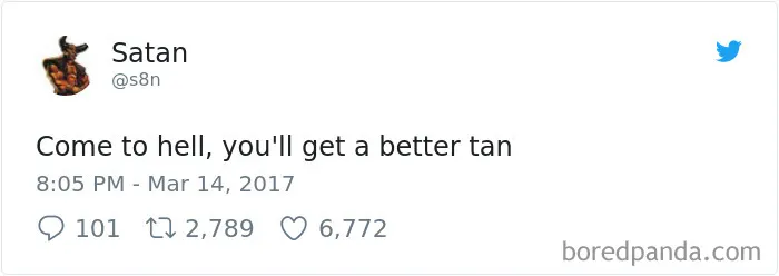 Turns Out Satan Has A Twitter Account, And It’s Hilarious As Hell