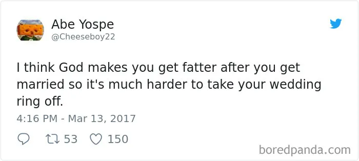 303 Funniest Tweets About Marriage Of 2017