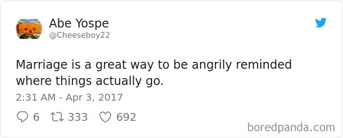 303 Funniest Tweets About Marriage Of 2017