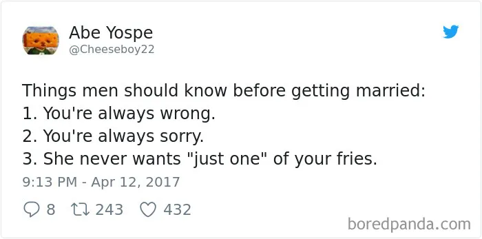 303 Funniest Tweets About Marriage Of 2017
