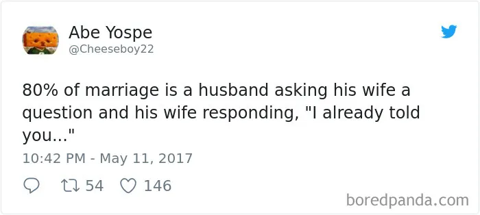303 Funniest Tweets About Marriage Of 2017