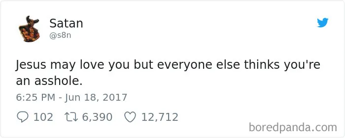 Turns Out Satan Has A Twitter Account, And It’s Hilarious As Hell