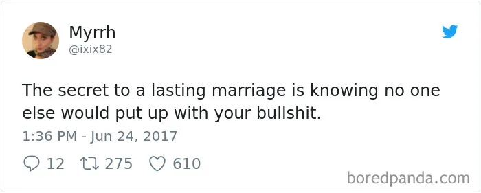 303 Funniest Tweets About Marriage Of 2017